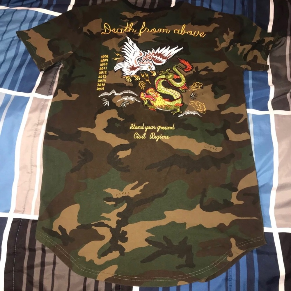 Civil regime designer shirt supreme hypebeast